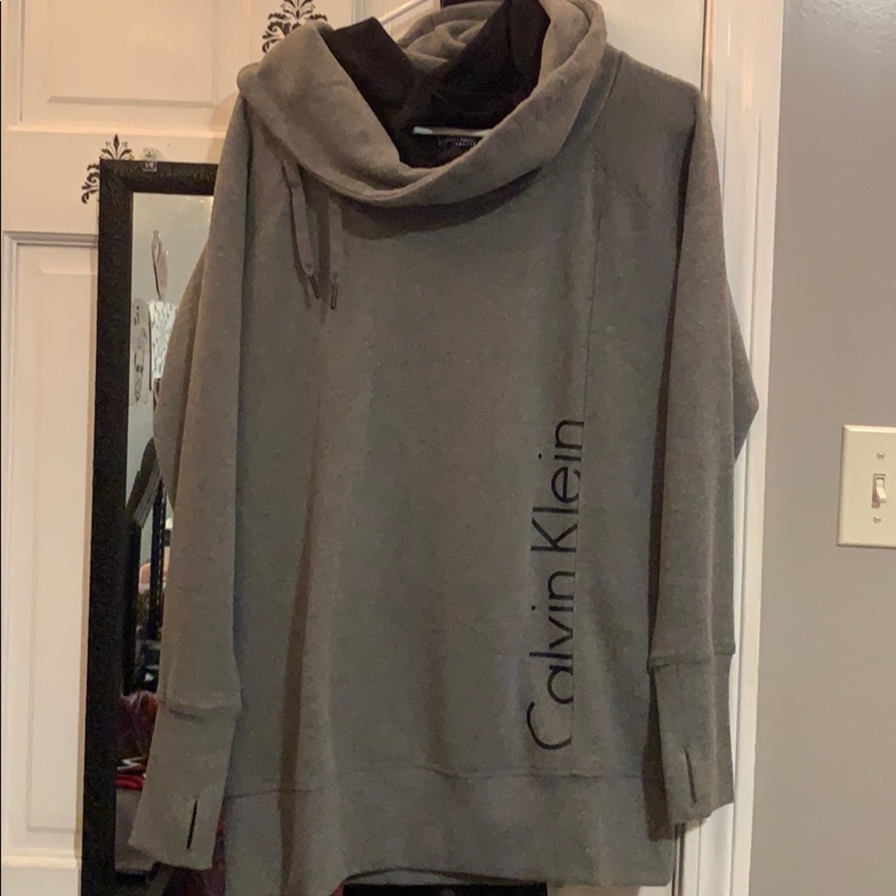 Darker Grey Calvin Klein Scoop Neck